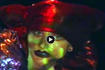 A large building with columns and banners that read 'Olownia Britain and 'Free for all'